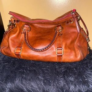 Dooney & Bourke Florentine large brown satchel